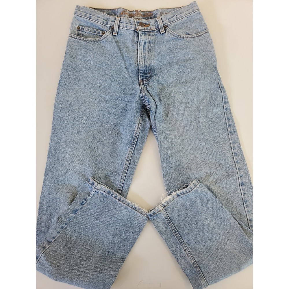 Eddie Bauer Classic Fit Light Wash Denim Jeans Mens 30x30 Straight Leg Cotton